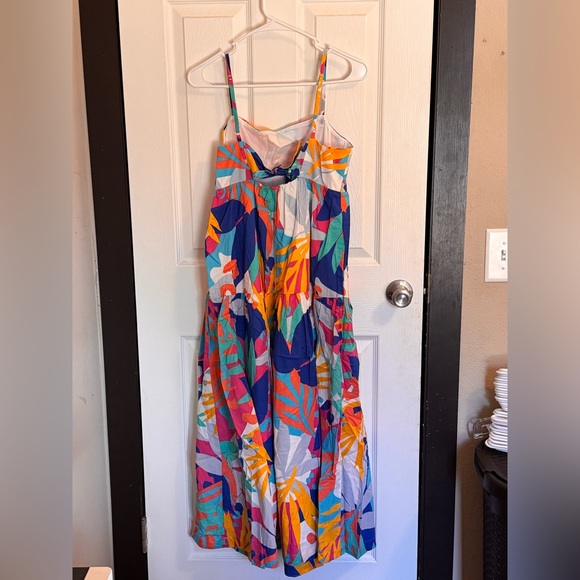 NWT J. Crew Factory Tropical Dress - Picture 2 of 4
